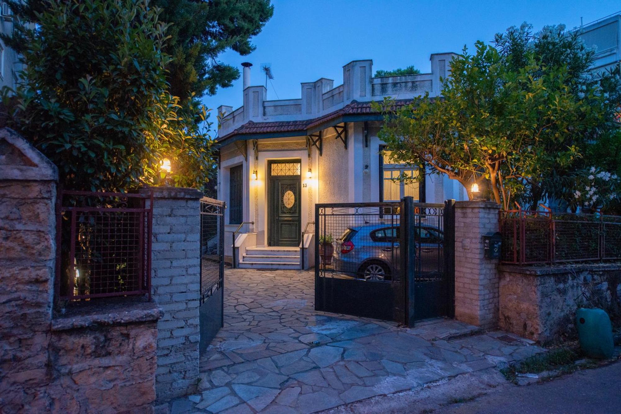 Garden-Studio In A Mansion-Athens-Chalandri Center Eksteriør billede